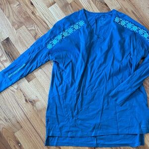 Life Is Good Vibrant Blue Shirt